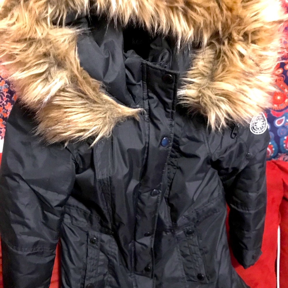 Steve Madden Girls black winter coat